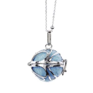 Collana con batuffolo da profumare