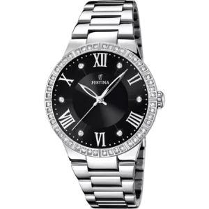 OROLOGIO FESTINA BOYFRIEND F16719/2 NERO CINTURINO IN ACCIAIO