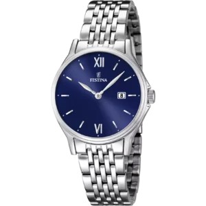 OROLOGIO FESTINA CLASSICS F16748/3 BLU CINTURINO IN ACCIAIO