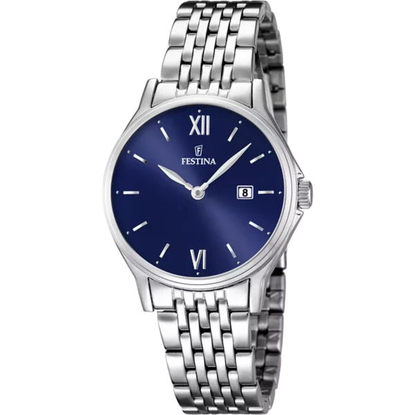 OROLOGIO FESTINA CLASSICS F16748/3 BLU CINTURINO IN ACCIAIO