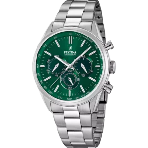 OROLOGIO FESTINA F16820/R VERDE CON CINTURINO IN ACCIAIO