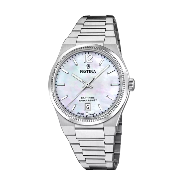 OROLOGIO FESTINA SWISS MADE RIVÉ F20052/1 MADREPERLA
