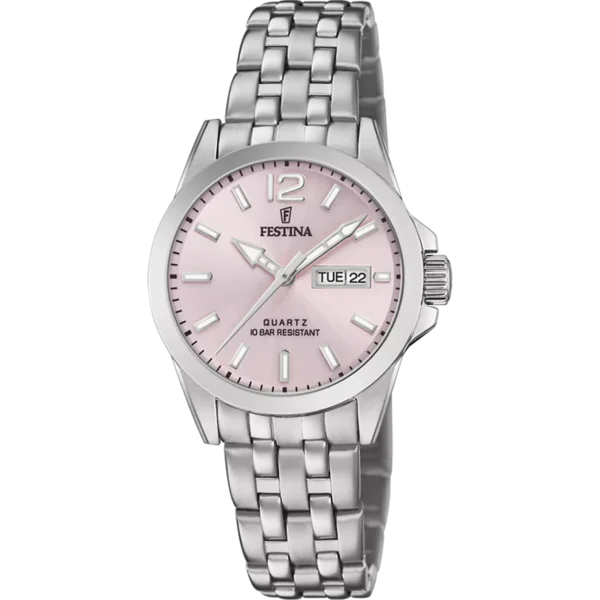 OROLOGIO FESTINA CLASSICS F20455/2 CON CINTURINO IN ACCIAIO ROSA