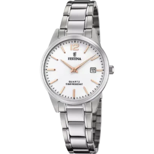 OROLOGIO FESTINA CLASSICS F20509/2 ARGENTO CON CINTURINO IN ACCIAIO