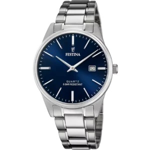 OROLOGIO FESTINA CLASSICS F20511/3 BLU CINTURINO IN ACCIAIO