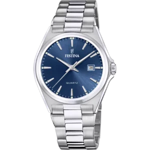 OROLOGIO FESTINA CLASSICO IN ACCIAIO F20552/3 BLU CON CINTURINO IN ACCIAIO