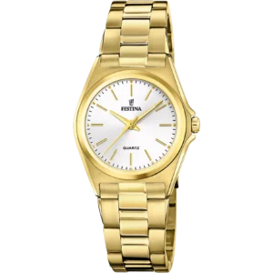 OROLOGIO FESTINA IN ACCIAIO CLASSICO F20557/2 BIANCO CON CINTURINO IN ACCIAIO