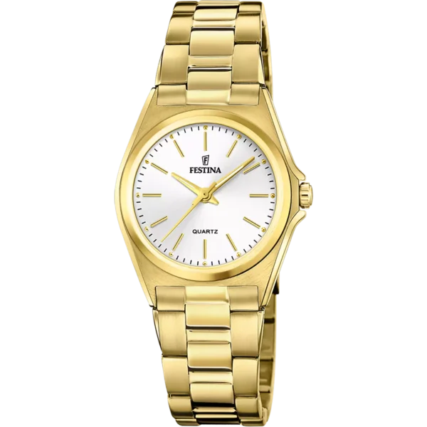 OROLOGIO FESTINA IN ACCIAIO CLASSICO F20557/2 BIANCO CON CINTURINO IN ACCIAIO