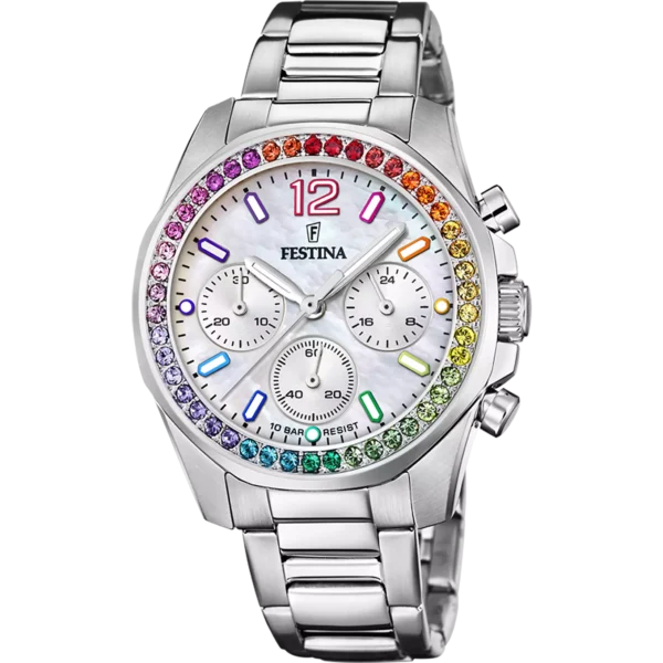 OROLOGIO FESTINA RAINBOW F20606/2 IN ACCIAIO