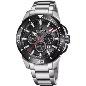 OROLOGIO FESTINA CHRONO BIKE F20641/4 NERO CINTURINO IN ACCIAIO INOSSIDABILE 316L