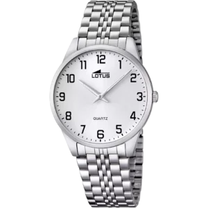 OROLOGIO LOTUS ACCIAIO CLASSICO 15883/1 BIANCO BRACCIALE IN ACCIAIO