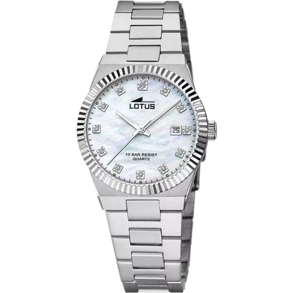 OROLOGIO LOTUS 18838/1 MADREPERLA CINGHIA ACCIAIO INOSSIDABILE 316L