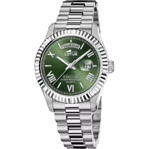 OROLOGIO LOTUS 18854/3 VERDE CINGHIA ACCIAIO INOSSIDABILE 316L