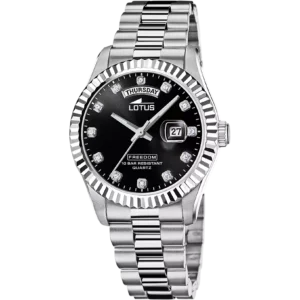 OROLOGIO LOTUS 18854/7 NERO CINGHIA ACCIAIO INOSSIDABILE 316L