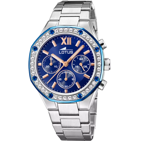 OROLOGIO LOTUS 18872/2 BLU CINGHIA ACCIAIO INOSSIDABILE 316L