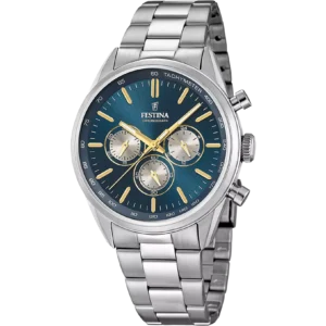 OROLOGIO FESTINA F16820/C BLU CON CINTURINO IN ACCIAIO
