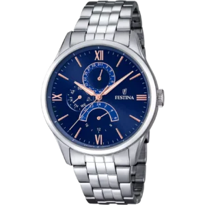 OROLOGIO FESTINA RETRO F16822/3 BLU CON CINTURINO IN ACCIAIO