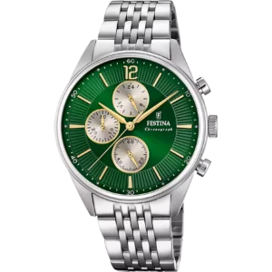 OROLOGIO FESTINA F20285/9 VERDE CON CINTURINO IN ACCIAIO
