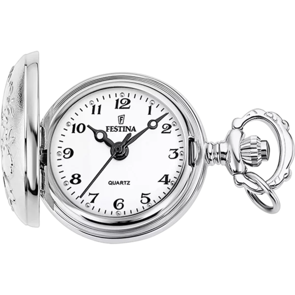 OROLOGIO DA TASCA FESTINA POCKET F2032/1 BIANCO