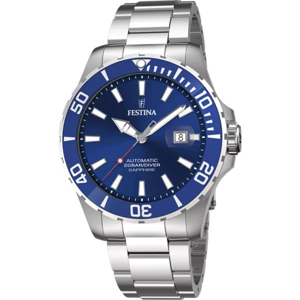 OROLOGIO FESTINA AUTOMATICO F20531/3 BLU CINTURINO IN ACCIAIO