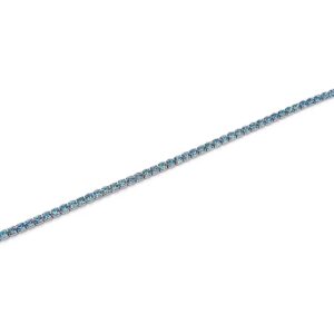 Bracciale tennis di zirconi acquamarina - SV/BR19