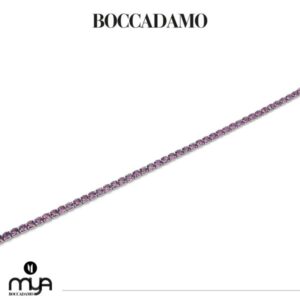 Bracciale tennis composto da zirconi color ametista - SV/BR23