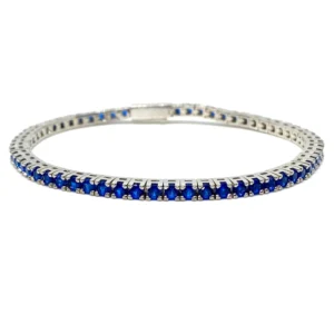 Bracciale Tennis Valenza Blu
