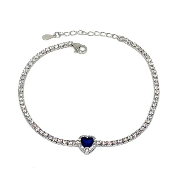 tennis cuore blu